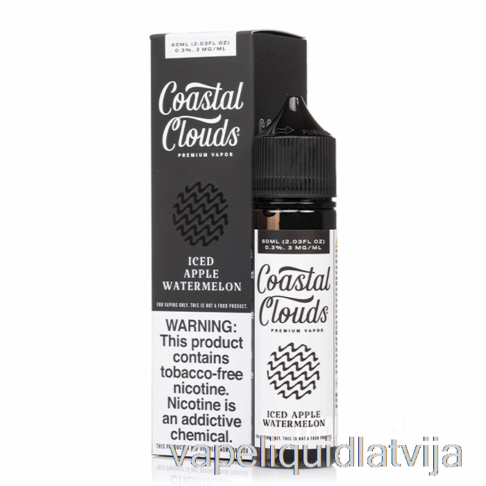 Ledus ābolu Arbūzs - Piekrastes Mākoņi Co. - 60 Ml 3 Mg Vape šķidruma